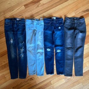 Jeans Girls Size 10 (4 pairs) - Hudson AG Abercrombie